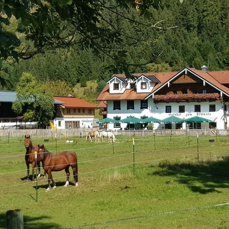 Appartamento Gutshof Zum Schluxen Pinswang Esterno foto